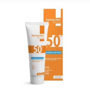 Derma Doc Skin Face Anti-Brown Anti-Taches SPF 50+ Invisible Fluid