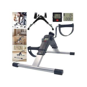 Mini vélo d’exercice pédalier Portable avec Écran LCD, pedal exerciser arm and leg