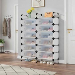 Étagère à chaussures à 7 niveaux : la solution parfaite pour organiser votre maison