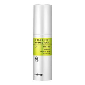 celimax Sérum Raffermissant Retinol Shot - Soin Fermeté Peau - Avec Rétinol 0.1% et Peptide Complex - Flacon Pompe 30ml