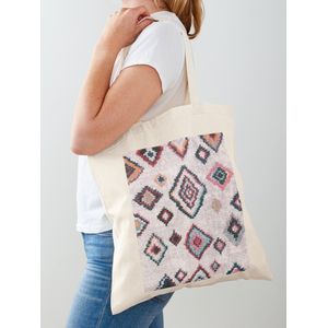 حقيبة يد قطن كلاسيكية بتصميم بربري مغربي تقليدي عتيق