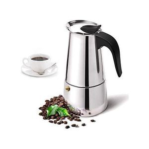 Cafetière moka pratique pour amateurs de café 6 CUP
