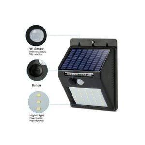 Solar Light LED En Plein Air Étanche Rue Économie D'énergie de Jardin Chemin Jardin de Sécurité lampe