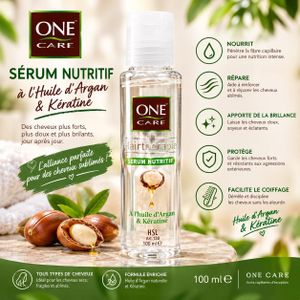 One Care Sérum Nutritif à l'Huile d'Argan & Kératine 100 ml