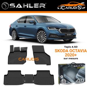 SAHLER Tapis 4.5D Skoda Octavia sur mesure exacte sans odeur imperméable antidérapant