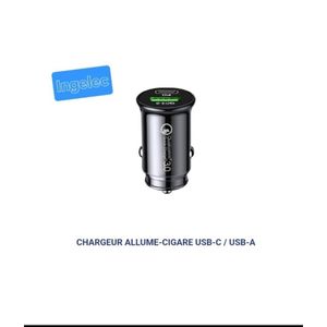 Chargeur Allume-cigare USB-C / USB-A