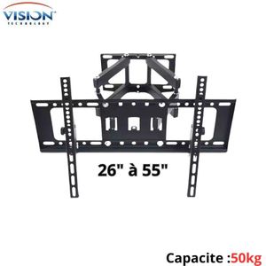 Vision Support mural pour téléviseurs LCD LED à écran plat de 26 à 55 pouces 50 KG