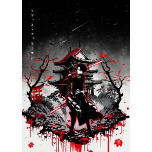 Levi attack on titan  Style 33 Poster Chambre Haute Qualité