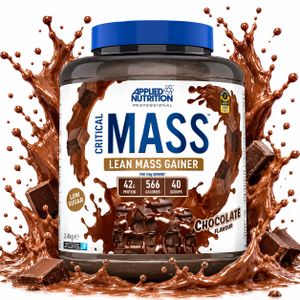 Applied Nutrition Critical Mass Chocolate 2.4 Kg – Lean Mass Gainer pour Prise de Masse Musculaire