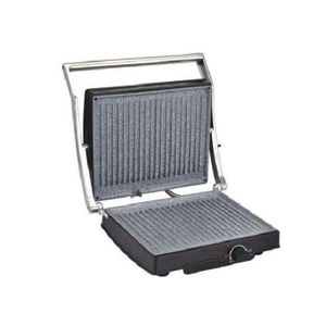 Lamacom Grille viande granit / panini granit sandwich 2 en 1 multiusages barbecue