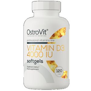 Now Vitamin D3 4000 IU 120 capsules