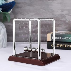 Pendule de Newton à 5 billes en acier – un pendule d'équilibre pour apprendre la physique.
