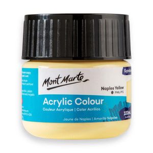Mont Marte Peinture acrylique 100ML - Jaune de naples