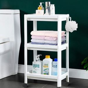Étagère de salle de bain polyvalent de 3 niveaux, étagère de cuisine رف حمام متعدد الاستخدامات من 3 طبقات، رف مطبخ