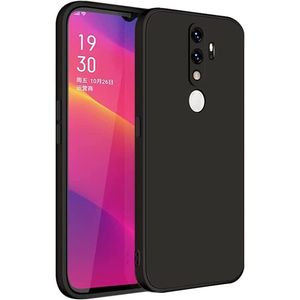 pochette et coque Oppo A5 2020 Silicone Case,  liquide, souple, protege camera, Max protection Noir