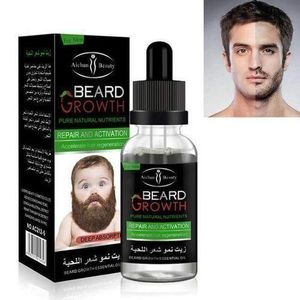 Beard Growth Huile essentielle pour repousser la barbe et cheveux