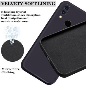 Case Couqe silicone noir pour Xiaomi redmi note 7 pro