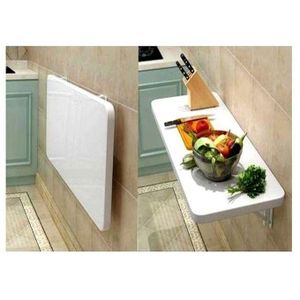 Table murale pliant, Table à manger, Table de cuisine , Bureau 70*40 cm