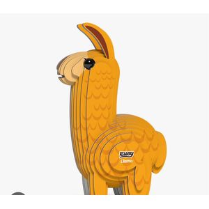 Eug Modèle en bois éducatif d'animaux en 3D pour enfants / LLAMA