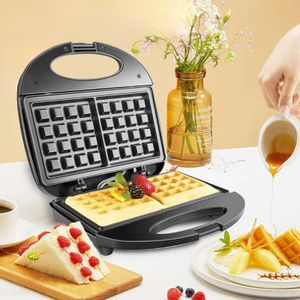 Gaufrier Électrique à 2 Gaufres 1000W – Idéal pour Petits-Déjeuners Maison