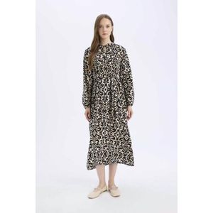 Defacto Robe Femme en polyamide - Noir - D7324AX.