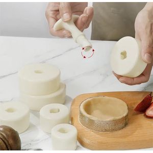 Ensemble de 7 outils pour pâte à tartelettes ronde