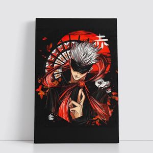 Asian Planet Tableau decoratif sur Toile 25x40 cm pour Anime attack on titan - Naruto - death note - Jujutsu Kaisen  1