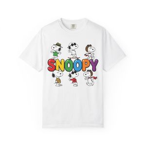 CAPRI T-Shirt Graphic Unisex "SNOOPY Streetwear Outfits Skater & Pilot" - Coton Doux