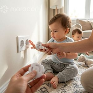 Cache-prises Sécurité Bébé Qlúx Ideas – Protection Maximale pour votre Enfant
