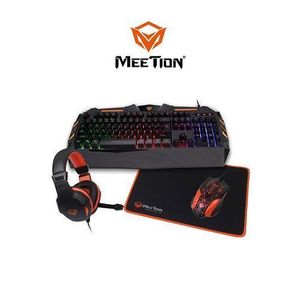 Meetion Pack Gamers Spéciale  "MeeTion (4 in 1) Clavier + Souris +Casque +Tapis"