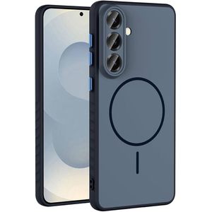Case Pochette pour Samsung A57 5G silicone liquide magsafe bleu 