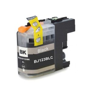 COMPATIBLE Cartouche d'encre noir Brother LC123BK boite neutre (600 pages)