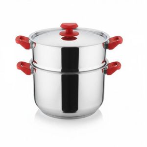 Couscousier 4L en inox - fabriqué en Turquie