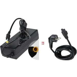 Chargeur compatible pour Pc sonyy et tv samsung et tv lg 19.5V 4.7A + cable alimentation Pc 