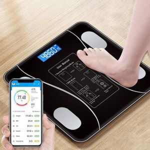 Balance Connectée pour Poids, Masse Corporelle et Fitness Multi-Couleur