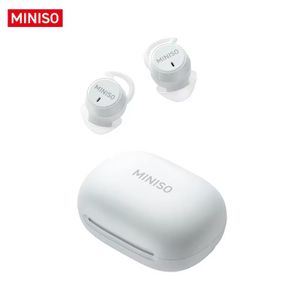 Miniso Écouteurs de sommeil à traduction Al MS217, 1 pièce, casque à traduction en temps réel OWS à écoute ouverte sans fil, dernier BT V6.O, réduction du bruit, appel clair, 6,5 heures d'autonomie pour la musique