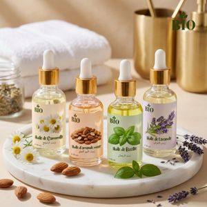 Bio Pack Huiles Aromatiques 30 ml ,  Huile végétale naturelle pour votre beauté
