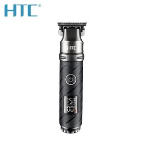 Htc Tondeuse à cheveux sans fil USB AT-560, populaire, à lames en métallurgie des poudres, pour hommes.