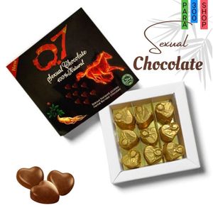 CHOCOLAT DE Q7 - شوكولاتة لتعزيز الطاقة، للرجال، طاقة قصوى قوة قصوى أقوى 9 قطع.