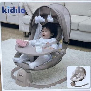 Kidilo BALANCELLE ELECTRIQUE 3en1 POUR BEBE - Gris à prix pas cher