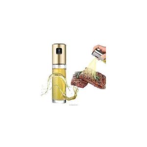 Vaporisateur d'Huile, Spray Huile et vinaigre, Bouteille d'huile en Verre, Distributeur d'huile pour BBQ, Salade - 100ml