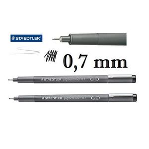 Staedtler 2 Feutres Dessin Précision 0,3 mm Fineliner Pigment Liner,Encre  pigmentée noire à prix pas cher