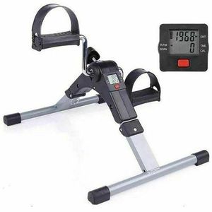 Mini Vélo d’Exercice à Pédales avec Écran LCD – Entraînement Bras & Jambes à Domicile