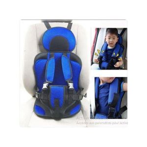 Siège Auto Bébé, Siège de Sécurité pour Enfant, Coussin de Voiture Bébé, Siège Portable Réglable, Confort de Voyage, Ceinture de Sécurité Intégrée, Accessoire de Protection Bébé