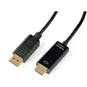 Câble DisplayPort vers HDMI 4K Adaptateur mâle vers mâle Noir 1,8 m