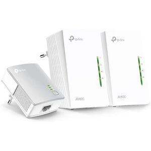 TP-Link Kit de 3 CPL Wifi 600Mbps Wi-Fi Range Extender, AV600 TL
