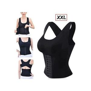 Corset de taille réglable avec boutons façonnant le corps