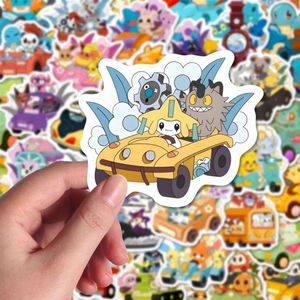 ملصقات 50 ملصق Kawaii Pokemon Anime للأطفال، شارات كرتونية لطيفة، سنجاب، بيكاتشو، شارات DIY، كمبيوتر محمول، حقيبة سفر، هاتف، ألعاب هدايا،، 54