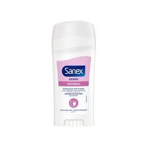 Sanex Déodorant Stick Dermo Invisible - 24H Fraîcheur & Protection