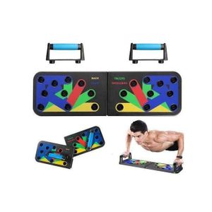 Planche de push-up avec repères de position pour fitness, musculation et gym à domicile